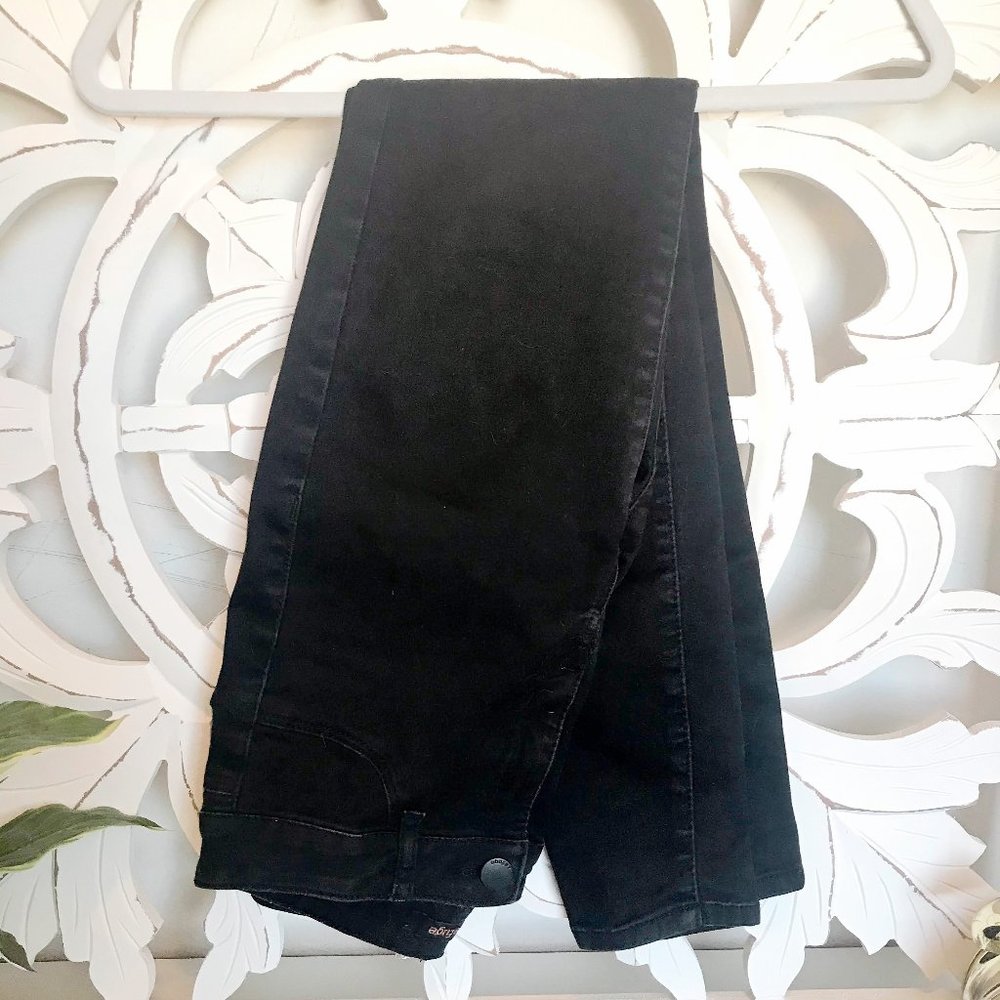Distressed Black Denim Jeans